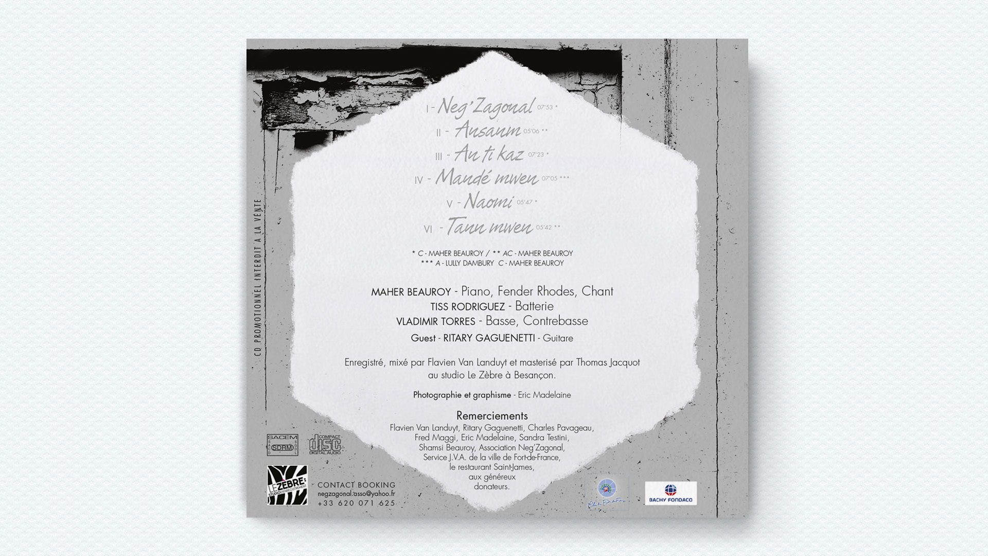 cover album Jazz Maher Beauroy - Neg'zagonal