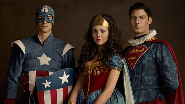 Capitaine America - Wonder Woman - Super Man - Super Flemish - Sacha Goldberger